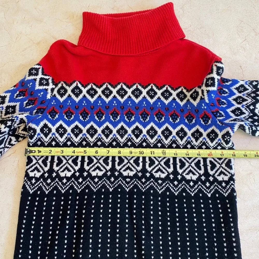 L.L. Bean Signature Nordic 100% Merino Wool Sweater - Picture 11 of 15